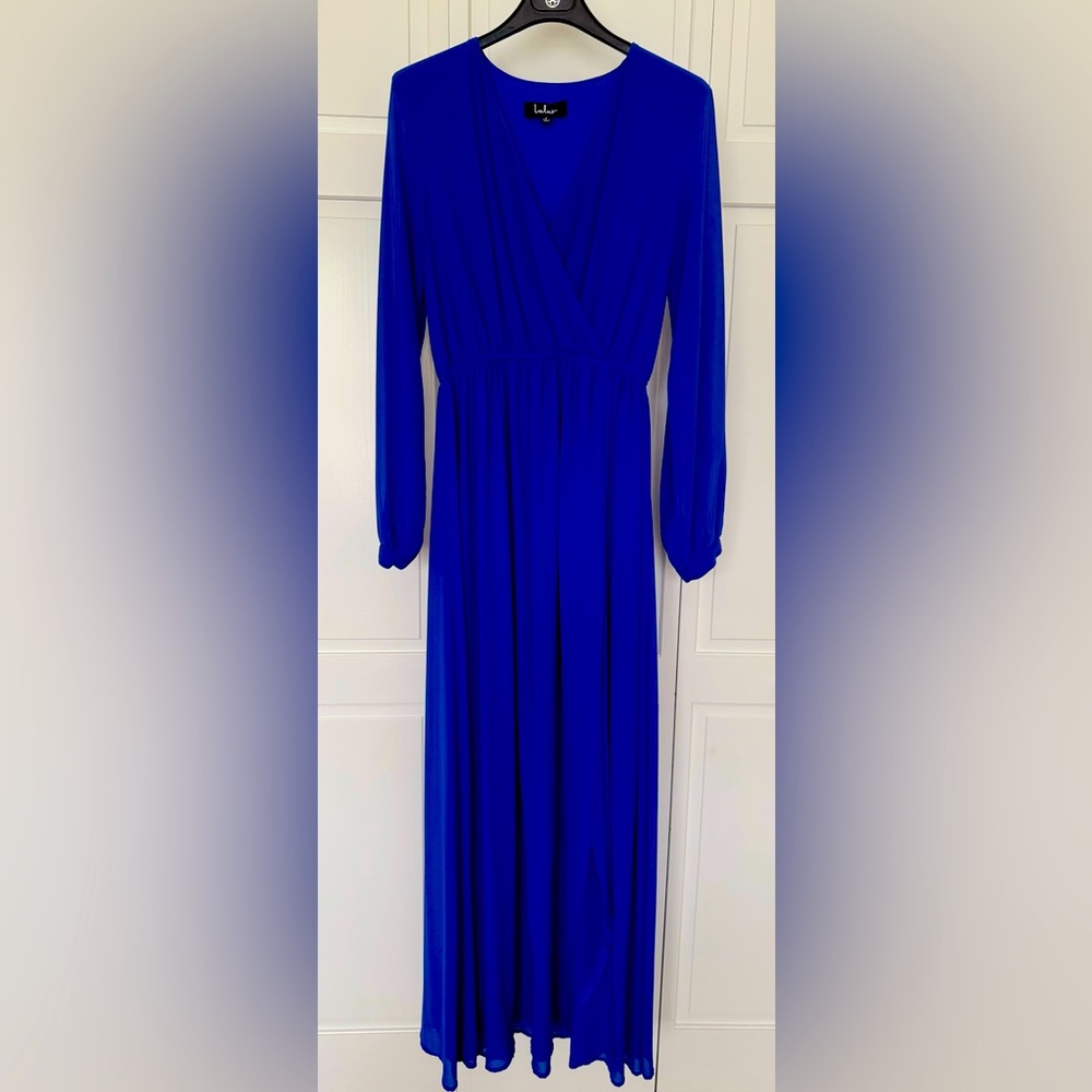 Lulu's Royal Blue Long Sleeve Dress